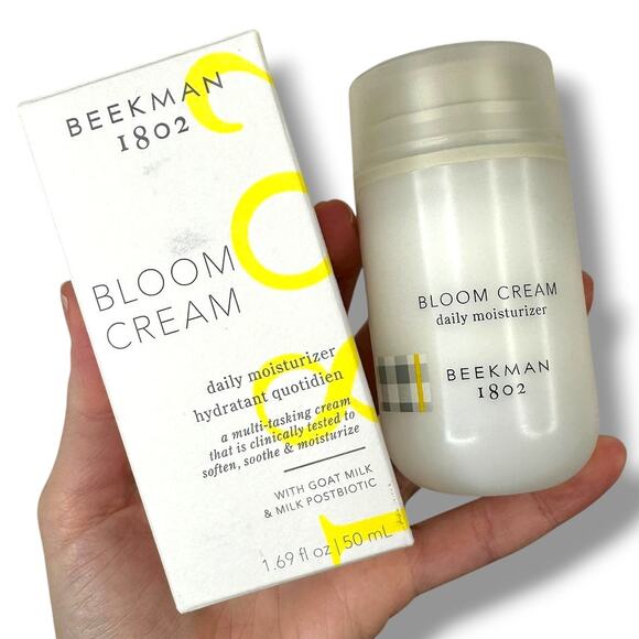 Beekman 1802 NIB Bloom Cream Niacinamide Daily Hydrating Moisturizer Face Cream - Picture 6 of 10